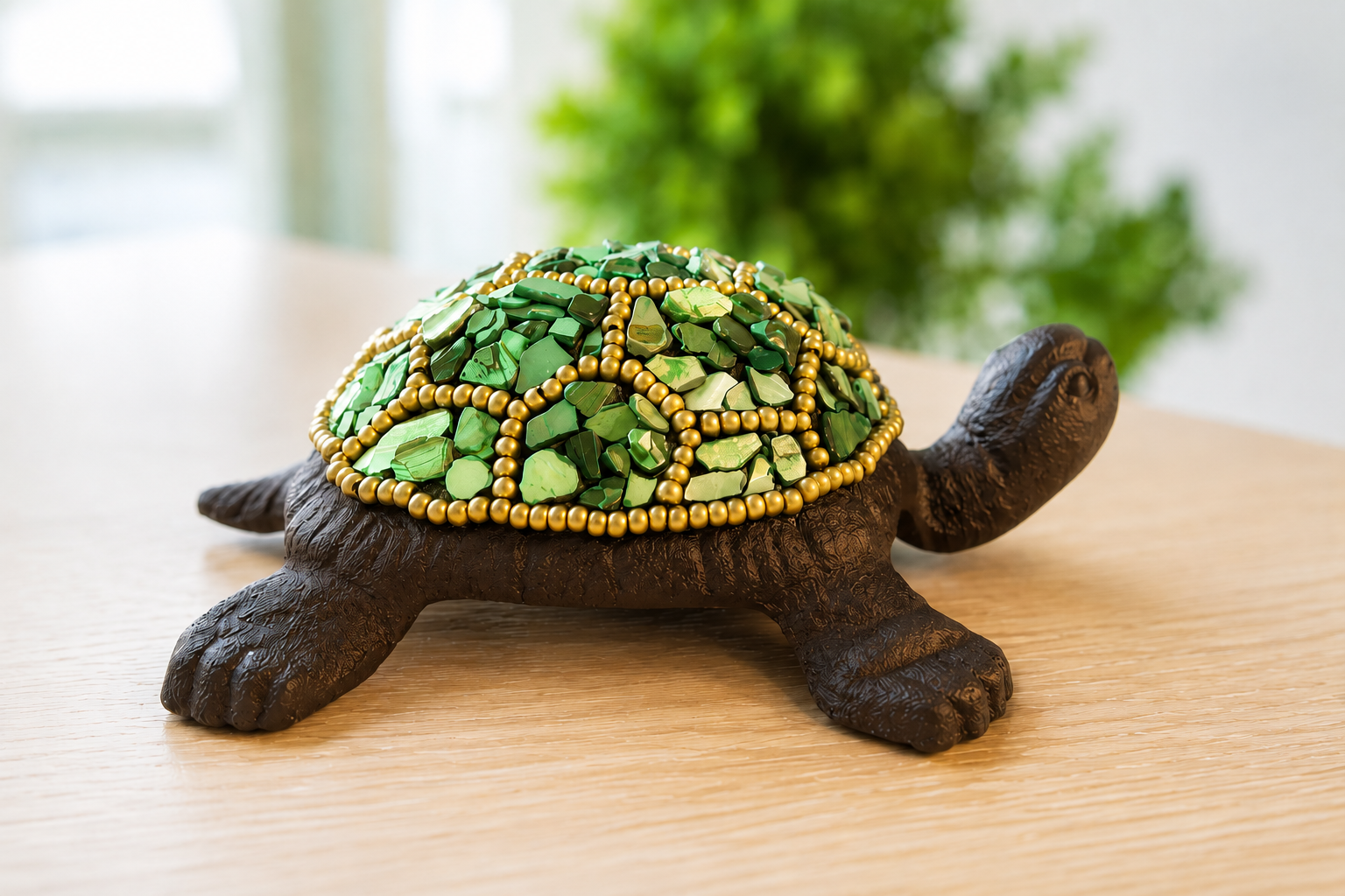 Mosaic Mom & Baby Turtle DIY Kit | Seashell Garden Decor Craft